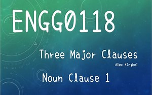 Class3 Noun Clause 1 名詞性從句1