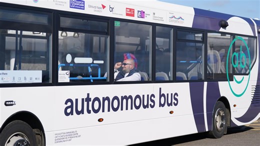 UK’s first driverless bus service launched over Forth Road Bridge