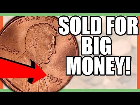 1995 DOUBLE DIE PENNIES WORTH MONEY - RARE PENNIES TO LOOK FOR IN POCKET CHANGE!!