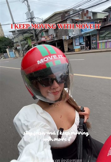Work mode ➡️ event mode ➡️ café date ☕✨ No stress, no haggard moments — just book, ride & move!🏍️💨 When you’ve got back-to-back ganaps, you gotta move smart 😉 Stay productive, stay fresh and I KEEP MOVING with Move It! ❤️ #KeepMoving #MoveIt @Move It PH