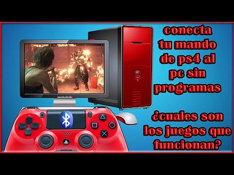 CÓMO CONECTAR CONTROL DE PS4 A PC sin programas