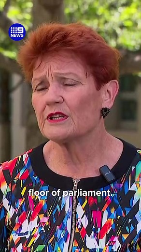 1.4M views · 83K reactions | One Nation leader Pauline Hanson has been censured by the Senate for seven sitting days, after she wore a burqa in the chamber to advocate for her bill to ban the garment. #9News WATCH NOW ➡️ https://nine.social/13g4 | 9 News | Facebook