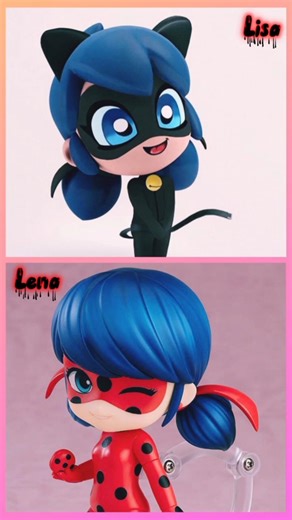 Lisa Or Lena | Cat noir vs Ladybug edition #catnoir #lisalena #ladybug
