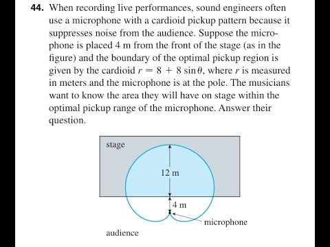 When recording live performances, sound engineers often use a microphone with cardioid pickup patter