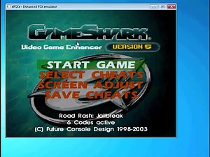 How to use Gameshark and Codebreaker on PSX Emulator