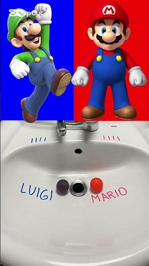 Luigi vs Mario – Skills, Speed & Power Comparison#gaming #interestingshorts#funny