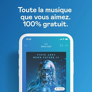 Intuitif. Simple à utiliser. Personnalisé. Et le meilleur dans tout ça ? C'est 100% gratuit ! | Deezer