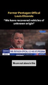 UAP Files Podcast on Instagram: "Former Pentagon Official Luis Elizondo | “we have recovered vehicles of unknown origin”, “we are not alone”. | Credit: @newsnationnow #ufo #uap #lueelizondo #luiselizondo #nhi #crashretrieval #et"