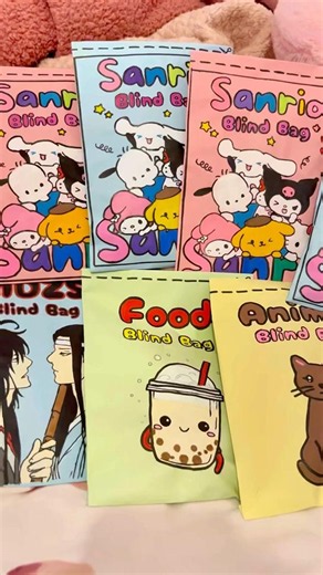 I spent 40 HOURS making DIY paper blind bags! #blindbag #papercraft #sanrio