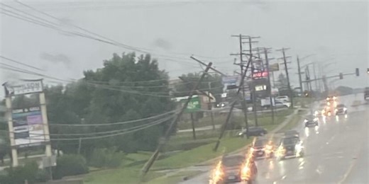 Springfield's City Utilities reports 7,000 power outages Sunday evening