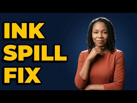 What Is The Best Way To Clean Ink Spills?