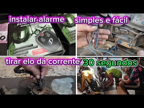 como instalar alarme na moto, é simples e fácil