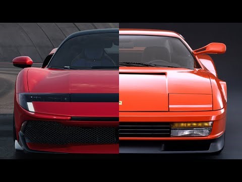 2025 Ferrari 849 Testarossa vs 1984 Ferrari Testarossa | Design Evolution