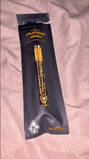 California honey disposable vape (gelato)