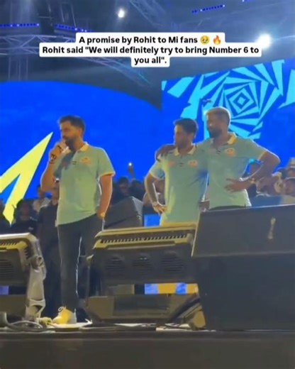 is baar number 6 is coming #cricket #mi #ipl