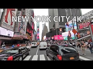 Driving Downtown VR 360 - New York City 4K - USA