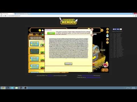 Clicker heroes: official cheat code