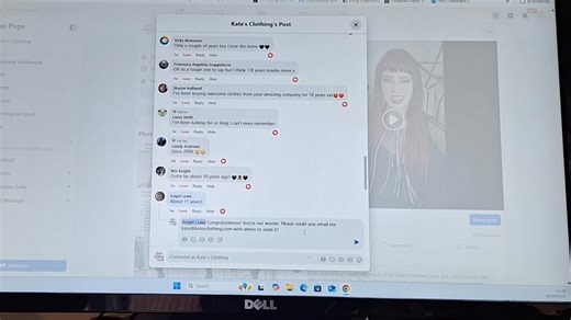 1.8K views · 29 reactions | Here's me talking through randomly drawing the winners for our Facebook giveaways just in case anyone's interested. | Kate's Clothing | Facebook