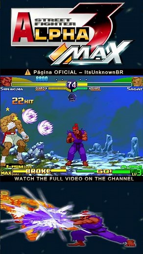 💀Shin Akuma DOMINATES AGAIN! in Street Fighter Alpha 3 Max