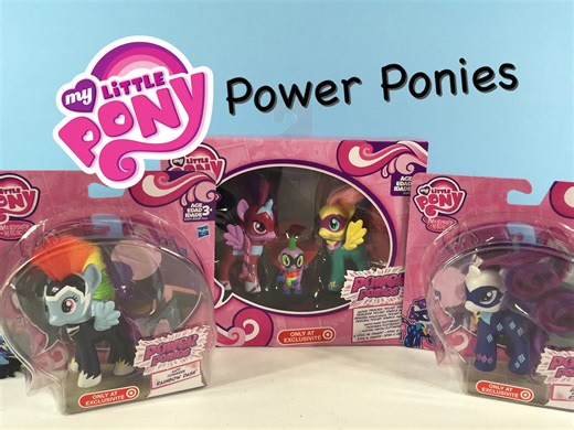 Power Ponies My Little Pony Unboxing Rainbow Dash Twilight Spike & more | PSToyReviews