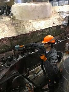 On-site Induction Bolt Heating - 1st Bolting