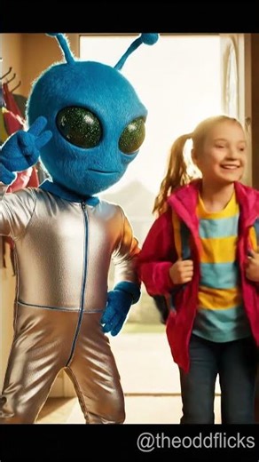 Alien Motivates a Kid Before School 👽💫 | Cutest Pep Talk Ever! #alienmotivation
