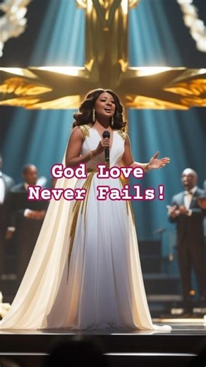 His Love Never Fails ✨ | Soulful Gospel Worship 2025 | (CeCe Winans Style)# Shorts