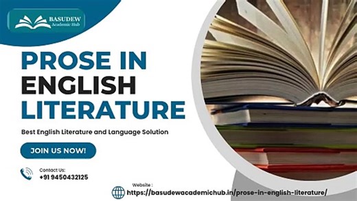 Understanding Prose: The Backbone of English Literary Tradition