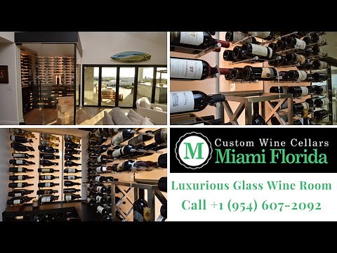 This Luxurious Glass Wine Room is Simply STUNNING!