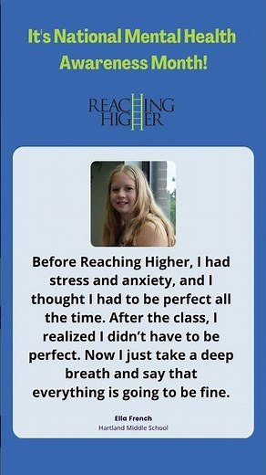 October is Mental Health Awareness Month!