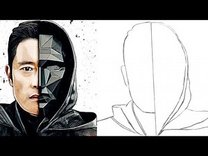 Frontman Drawing Easy | How to Draw Frontman from Squid Game | step by step tutorial