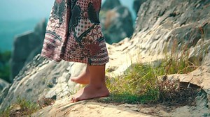 Barefoot Walking in Nature