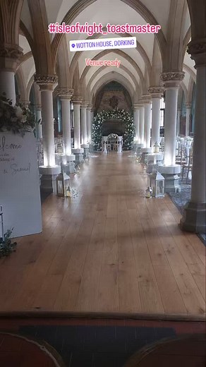 Venue ready for today's wedding Toastmaster ready let's do it 🍸🎊💝 #toastmaster_tmcf #weddingtoastmaster #weddingvenues #isleofwight #masterofceremonies #weddingsupplier #wottonhouse | Isle of Wight Toastmaster