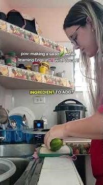 pov: making a salad while learning English with Voca AI #vocaai #english