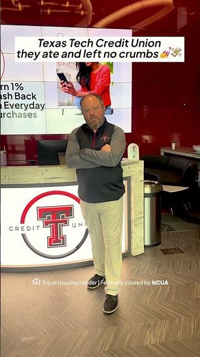 We have a lot of Rizz over here at Texas Tech Credit Union