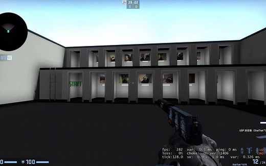 【CSGO】练习身法的地图Jumps Training（附up挑战该图）