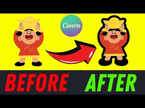 How to Outline an Element (Graphic) in Canva Pro with this Awesome Trick