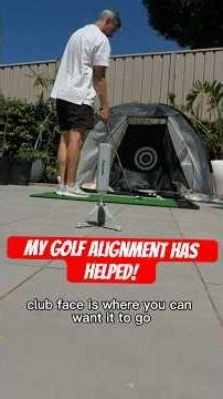PGA player taught me Golf Alignment Routine #golflife #golfnetwork #golfequipment #golfsimulator