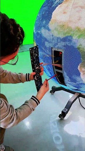 Installation demonstration #leddisplay#ledscreen #eagerled