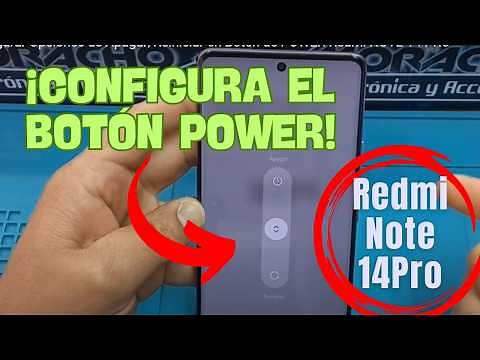 Configure Power Off/Restart Options on Redmi NOTE 14 PRO Power Button