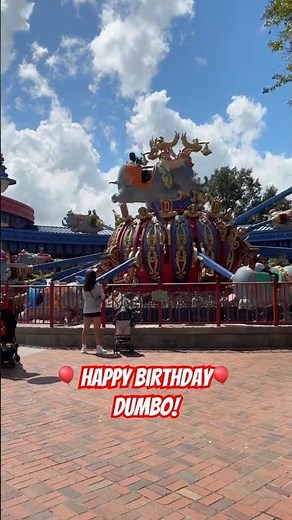 🎈 Happy Birthday Dumbo! 🐘 Flying Fun at Magic Kingdom | Disney World Ride