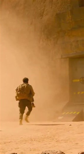 Running through the desert storm to the Hidden Outpost. 🌵