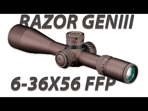 Razor HD Gen III 6-36x56 FFP Riflescope (Vortex Optics)
