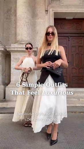 33K views · 424 reactions | Luxury isn’t about spending more—it’s about styling smarter ✨ Discover 6 simple outfit ideas that look chic, timeless, and effortlessly elevated. | La Femme Wanderer | Facebook
