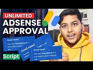 Get Unlimited Google AdSense Approval Using Gaming Script