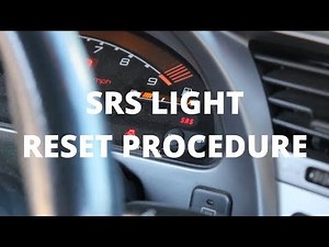 SRS Light Reset Procedure | Honda S2000