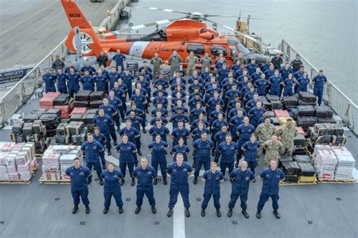 Coast Guard Cutter returns to Hawaiʻi following counterdrug patrol, $156M worth of cocaine seized | Maui Now