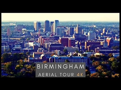 Downtown Birmingham, AL - 4K AERIAL DRONE