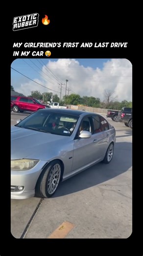 My girlfriend's first and last drive in my car