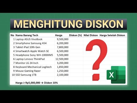 Cara Menghitung Diskon dengan Mudah di Excel